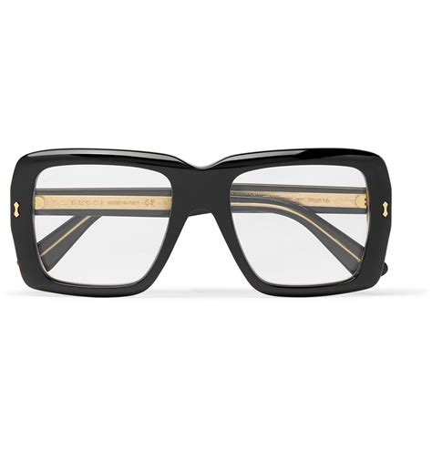 gucci black and gold glasses|buy Gucci eyeglass frames online.